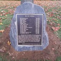 Bronza Plaques - Van Cott Cem